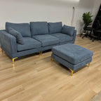 Latitude Run Sofa W/ottoman