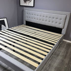 Zinus Gray King Bed Frame