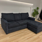Living Spaces Aramis Sofa W/reversible Chaise