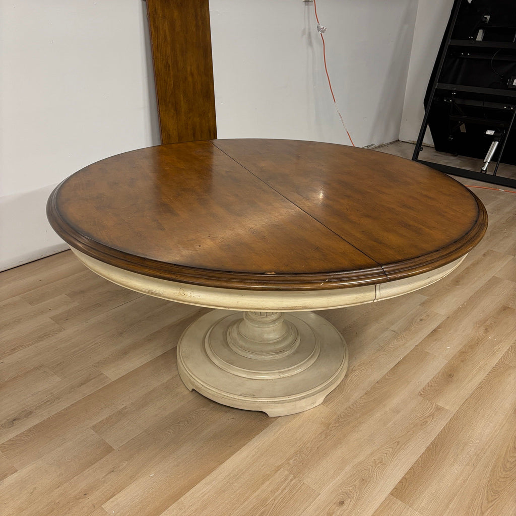 Art Furniture Round Extendable Dining Table