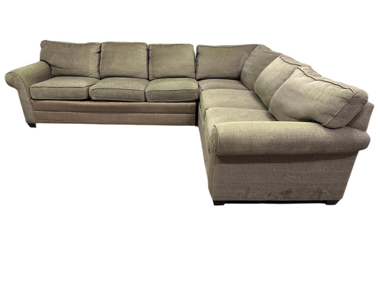 Ethan Allen Sleeper Corner Sectional Sofa
