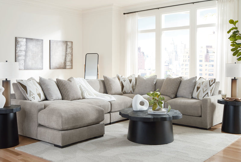 Aslan Court Sectional with Chaise -  Ashley Furniture Sectional