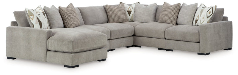 Aslan Court Sectional with Chaise -  Ashley Furniture Sectional