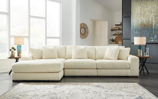 Lindyn 3-Piece Modular Sofa with LAF Chaise