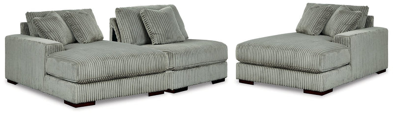 Lindyn Sectional with Double Chaise Ashley Furniture Sectional Fog Fresh Start Furniture