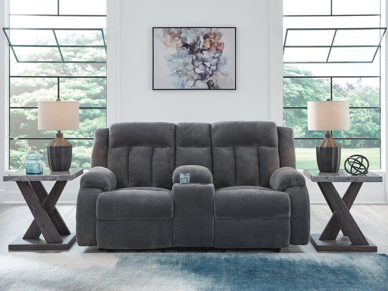 Observation Power Reclining Loveseat with Console Ashley Furniture Loveseat  Fresh Start Furniture