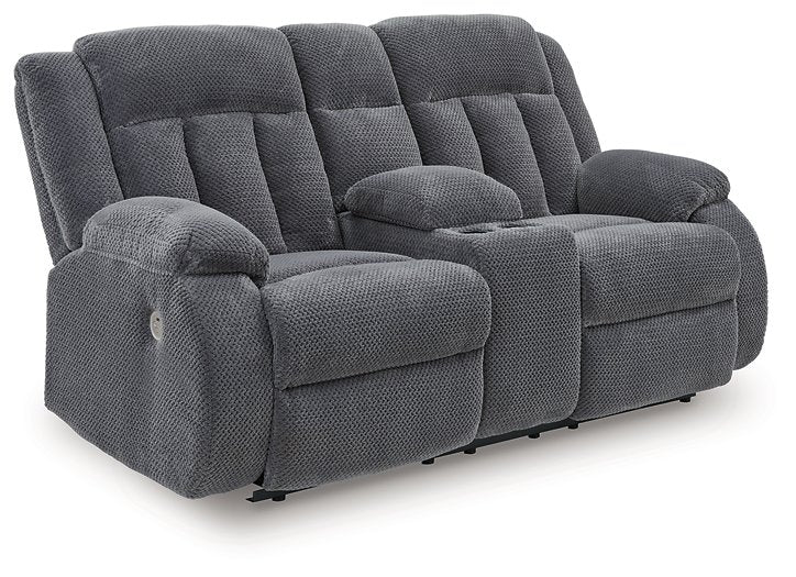 Observation Power Reclining Loveseat with Console Ashley Furniture Loveseat  Fresh Start Furniture