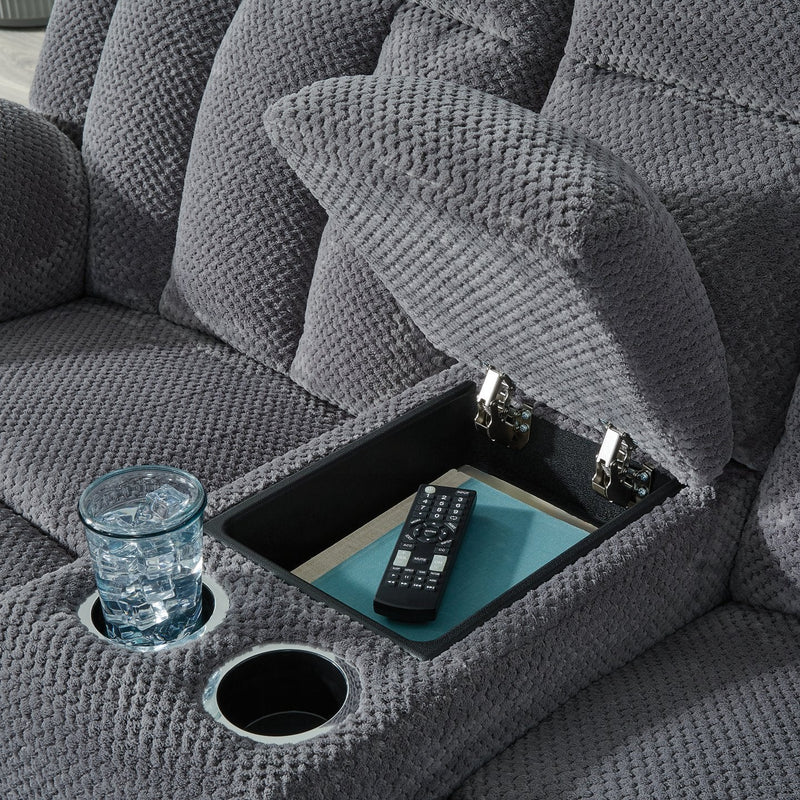 Observation Power Reclining Loveseat with Console Ashley Furniture Loveseat  Fresh Start Furniture
