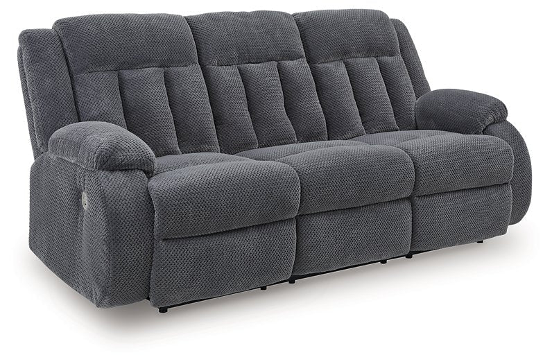 Observation Power Reclining Sofa with Drop Down Table Ashley Furniture Sofa  Fresh Start Furniture