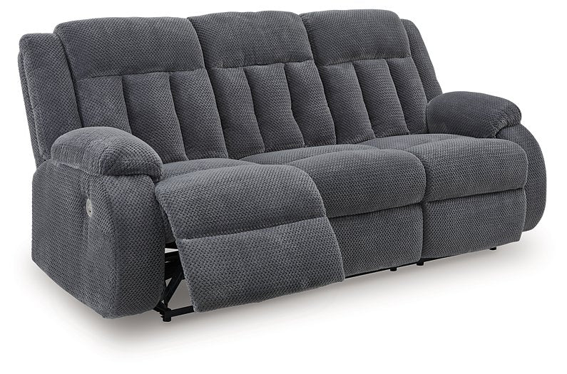 Observation Power Reclining Sofa with Drop Down Table Ashley Furniture Sofa  Fresh Start Furniture