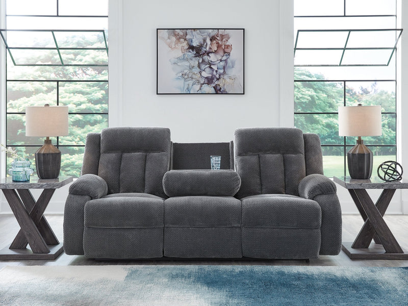 Observation Power Reclining Sofa with Drop Down Table Ashley Furniture Sofa  Fresh Start Furniture