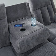 Observation Power Reclining Sofa with Drop Down Table Ashley Furniture Sofa  Fresh Start Furniture