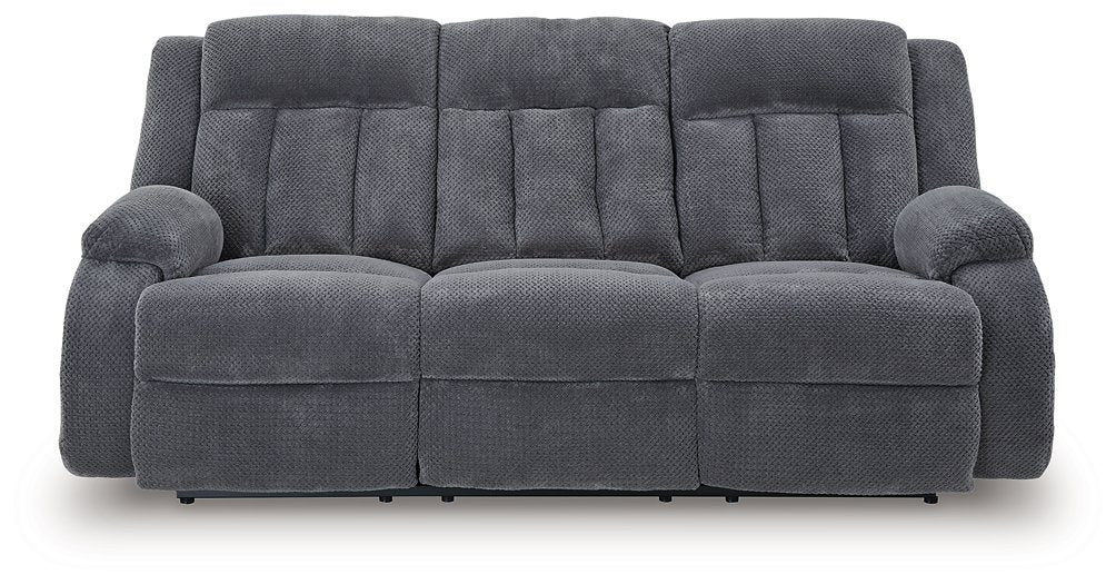 Observation Power Reclining Sofa with Drop Down Table Ashley Furniture Sofa Steel Fresh Start Furniture