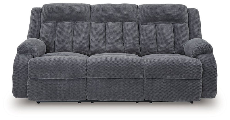 Observation Power Reclining Sofa with Drop Down Table Ashley Furniture Sofa Steel Fresh Start Furniture