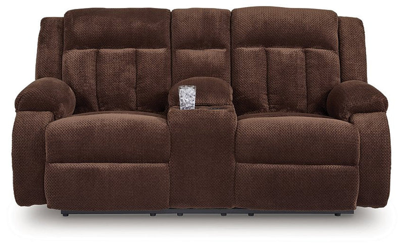 Observation Power Reclining Loveseat with Console Ashley Furniture Loveseat Chocolate Fresh Start Furniture