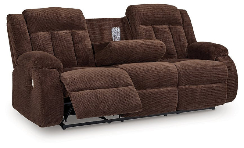 Observation Power Reclining Sofa with Drop Down Table Ashley Furniture Sofa  Fresh Start Furniture