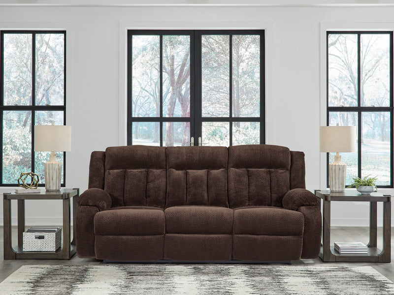 Observation Power Reclining Sofa with Drop Down Table Ashley Furniture Sofa  Fresh Start Furniture