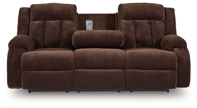 Observation Power Reclining Sofa with Drop Down Table Ashley Furniture Sofa  Fresh Start Furniture
