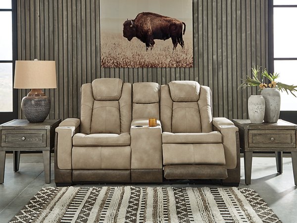 Next-Gen DuraPella Power Reclining Loveseat with Console Ashley Furniture Loveseat  Fresh Start Furniture