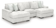 Stupendous Sectional with Double Chaise Ashley Furniture Sectional 3-Piece: Left-Arm Facing Corner Chaise/Armless Cha Fresh Start Furniture