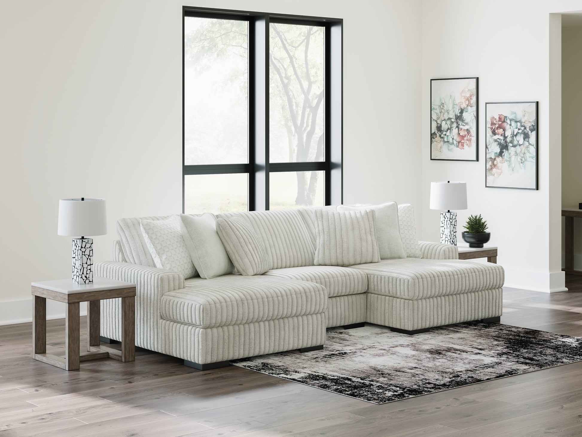 Stupendous Sectional with Double Chaise Ashley Furniture Sectional  Fresh Start Furniture