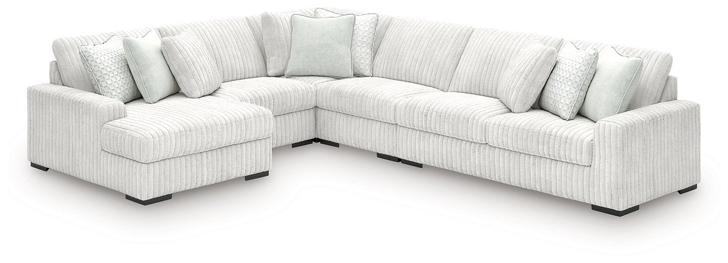 Stupendous Sectional with Chaise Ashley Furniture Sectional 5-Piece / Left-Arm Facing Fresh Start Furniture