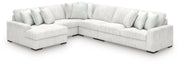 Stupendous Sectional with Chaise Ashley Furniture Sectional 5-Piece / Left-Arm Facing Fresh Start Furniture