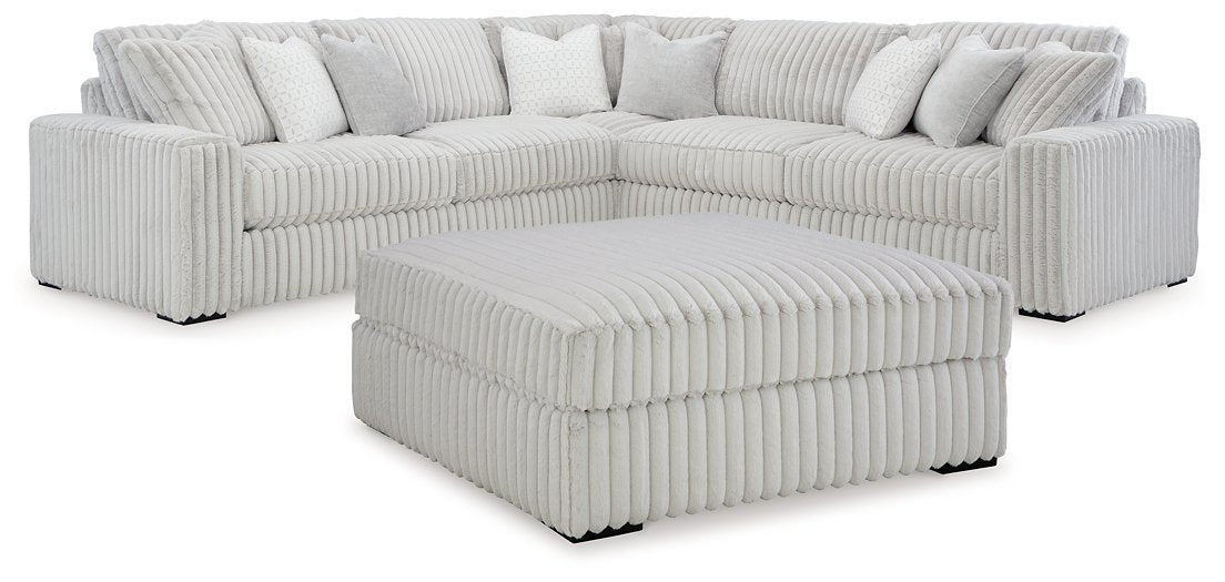 Stupendous Living Room Set Ashley Furniture Living Room Set 4-Piece: 3-Piece Sectional w/ Ottoman Fresh Start Furniture