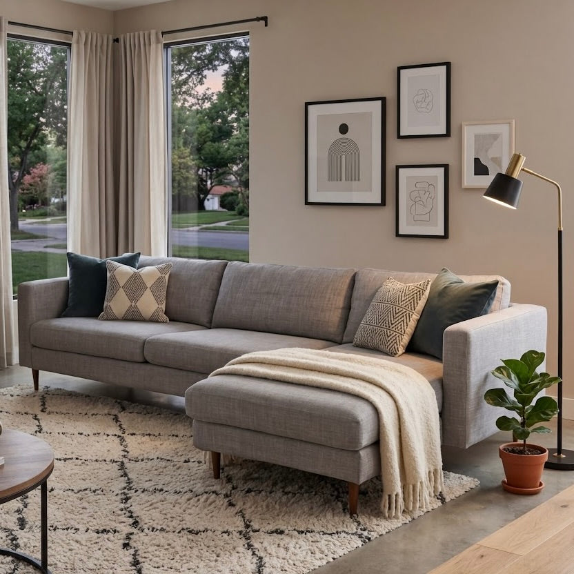 IKEA SMEDSTORP L-Shaped Sectional Sofa