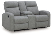 Gauntlet Reclining Loveseat with Console Ashley Furniture Loveseat  Fresh Start Furniture