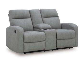 Gauntlet Reclining Loveseat with Console Ashley Furniture Loveseat  Fresh Start Furniture