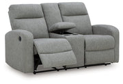 Gauntlet Reclining Loveseat with Console Ashley Furniture Loveseat  Fresh Start Furniture