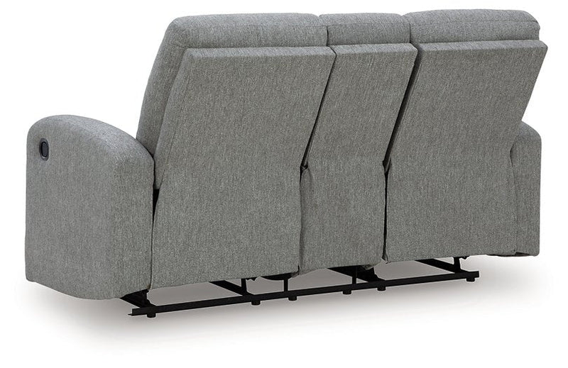 Gauntlet Reclining Loveseat with Console Ashley Furniture Loveseat  Fresh Start Furniture