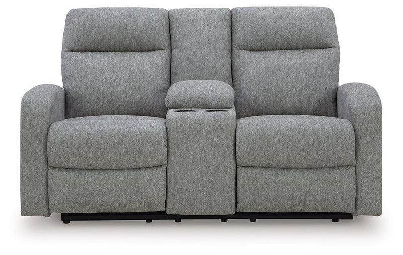Gauntlet Reclining Loveseat with Console Ashley Furniture Loveseat Default Title Fresh Start Furniture