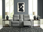 Gauntlet Reclining Loveseat with Console Ashley Furniture Loveseat  Fresh Start Furniture