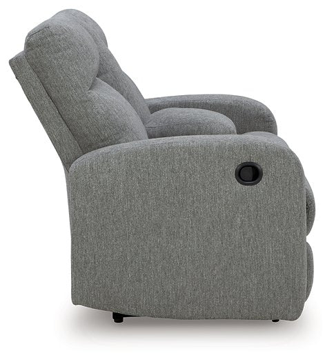 Gauntlet Reclining Loveseat with Console Ashley Furniture Loveseat  Fresh Start Furniture