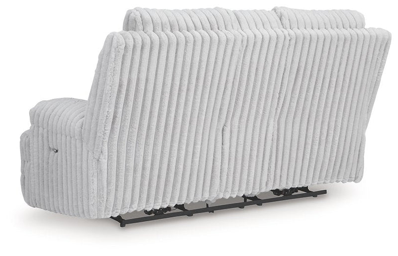 Rhines Falls Power Reclining Loveseat with Console Ashley Furniture Loveseat  Fresh Start Furniture