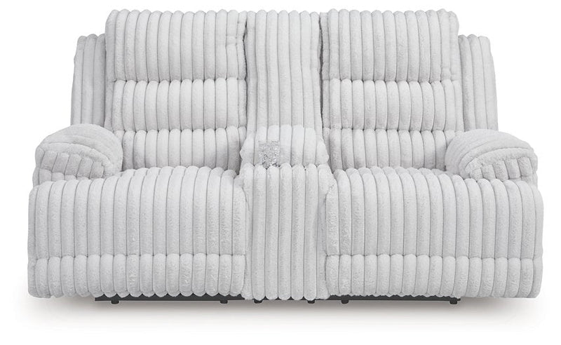 Rhines Falls Power Reclining Loveseat with Console Ashley Furniture Loveseat Default Title Fresh Start Furniture