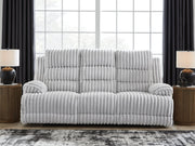Rhines Falls Power Reclining Sofa with Drop Down Table Ashley Furniture Sofa  Fresh Start Furniture