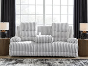 Rhines Falls Power Reclining Sofa with Drop Down Table Ashley Furniture Sofa  Fresh Start Furniture