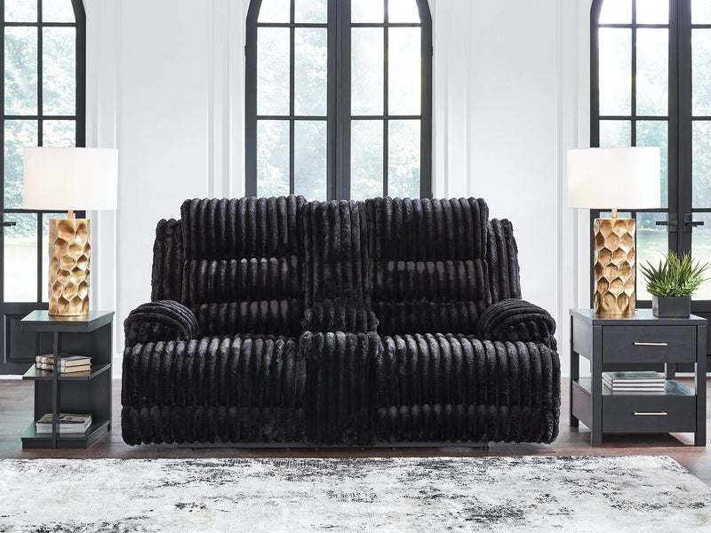 Rhine Falls Reclining Loveseat with Console Ashley Furniture Loveseat  Fresh Start Furniture