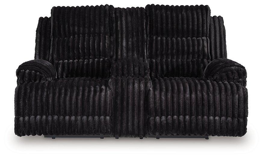 Rhine Falls Reclining Loveseat with Console Ashley Furniture Loveseat Default Title Fresh Start Furniture