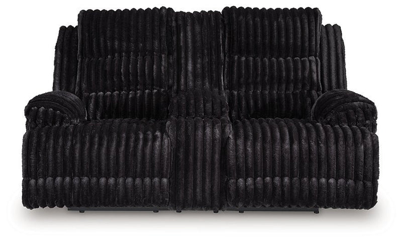 Rhine Falls Reclining Loveseat with Console Ashley Furniture Loveseat Default Title Fresh Start Furniture