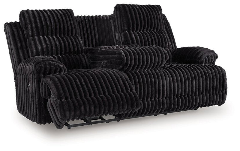 Rhine Falls Power Reclining Sofa with Drop Down Table Ashley Furniture Sofa  Fresh Start Furniture