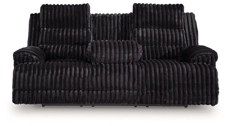 Rhine Falls Power Reclining Sofa with Drop Down Table Ashley Furniture Sofa  Fresh Start Furniture