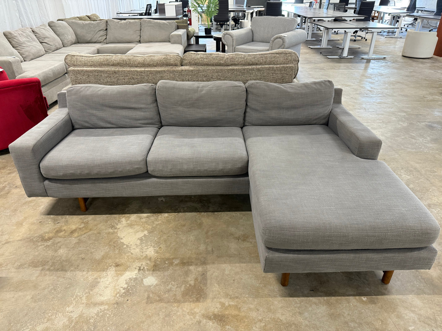West Elm Eddy Reversible Sectional