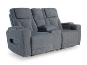 Studio Cave Power Reclining Loveseat with Console Ashley Furniture Loveseat  Fresh Start Furniture