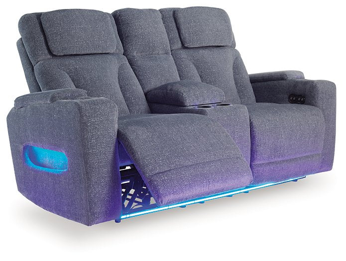 Studio Cave Power Reclining Loveseat with Console Ashley Furniture Loveseat  Fresh Start Furniture
