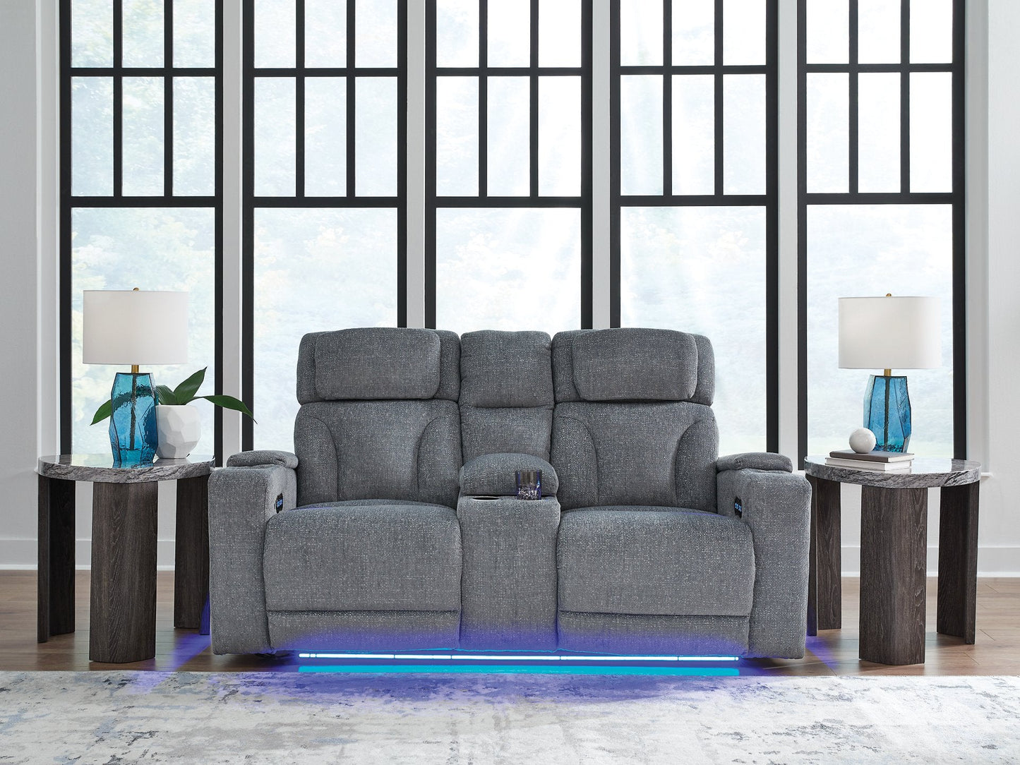 Studio Cave Power Reclining Loveseat with Console Ashley Furniture Loveseat  Fresh Start Furniture