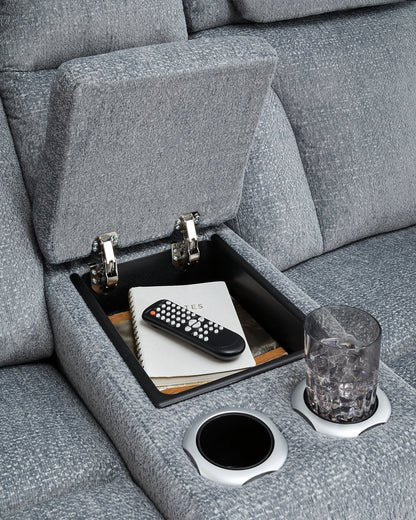 Studio Cave Power Reclining Loveseat with Console Ashley Furniture Loveseat  Fresh Start Furniture